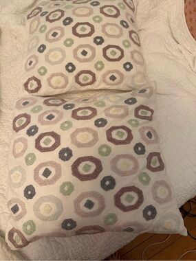 Coyuchi Geometric Circle Decorative Throw Pillows